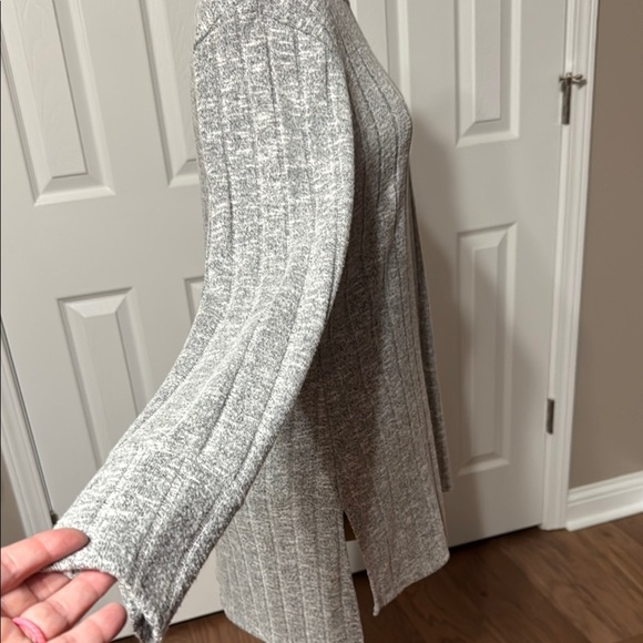 COPY - Gray Knit Long Sleeve Top - Picture 2 of 6